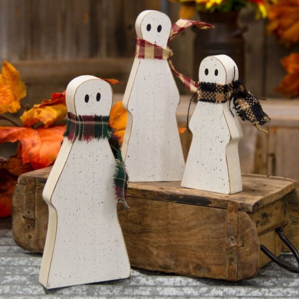 3/Set Reversible Ghost and Snowman Chunky Sitters