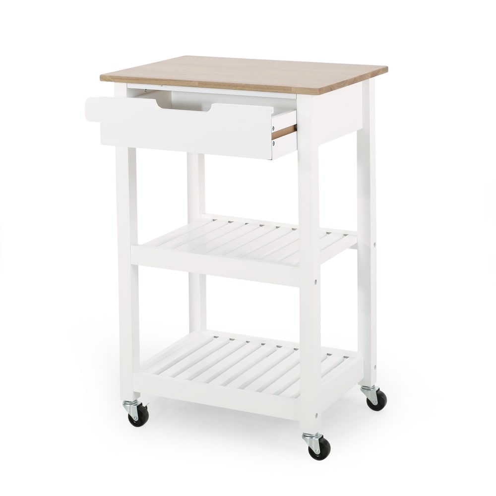 Dade Kitchen Cart with Wheels by Christopher Knight Home