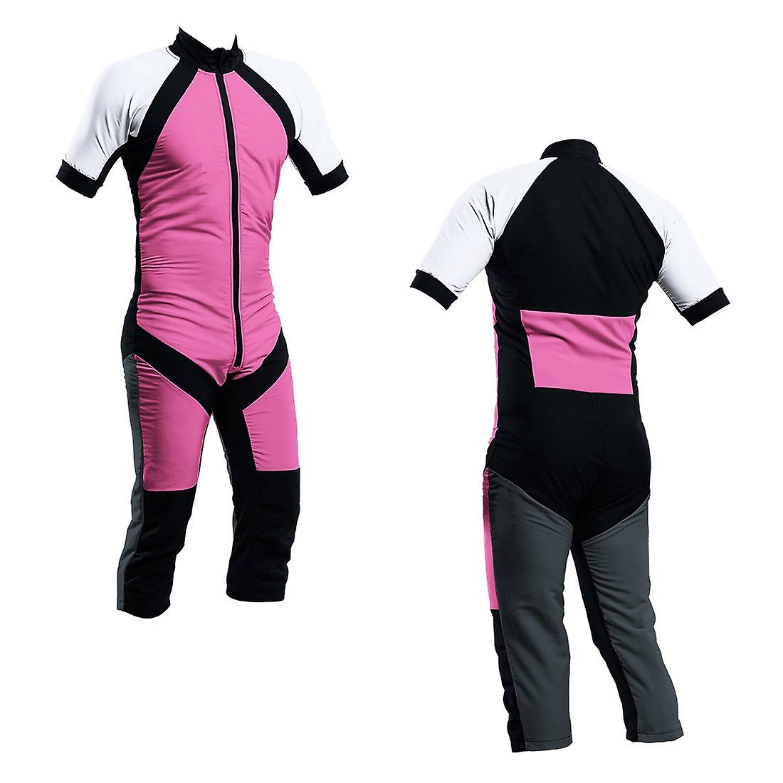 Skydiving summer suit pink-white-charcoal s2-04