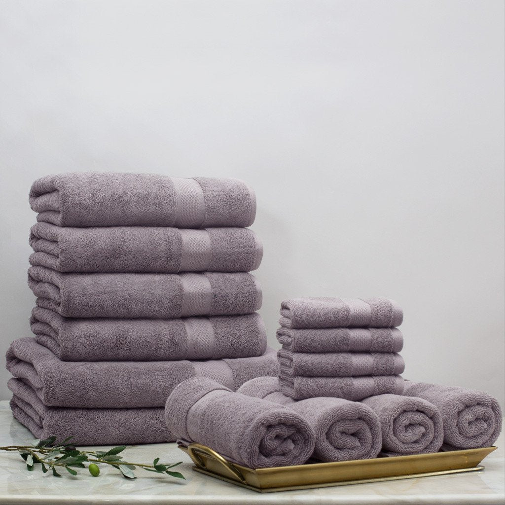 Classic Lilac Towel Resort Bundle (4 Wash + 4 Hand + 4 Bath Towels + 2 Bath Sheets)