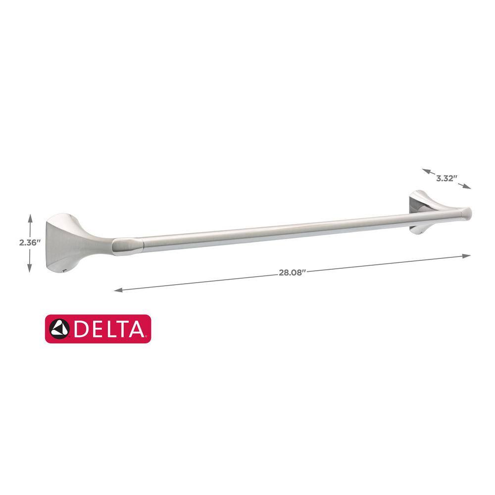 Delta Pierce 24 in. Towel Bar in Spotshield Brushed Nickel PRC24-BN