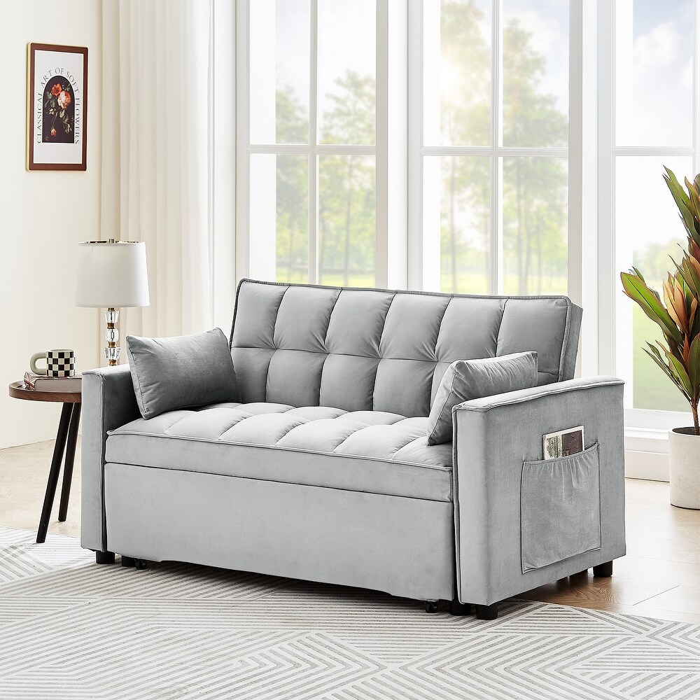 Sleeper Sofa Couch Velvet Convertible Sleeper Sofa Bed