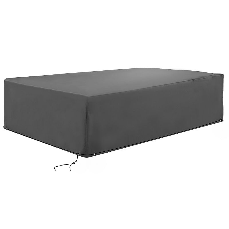 Outsunny 97 x 65 x 26 Weatherproof Outdoor Sectional Patio Furniture Cover with Ultimate Weather Protection Grey