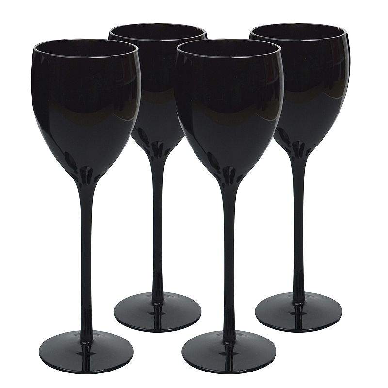 Artland 4-pc. Midnight Black Goblet Set