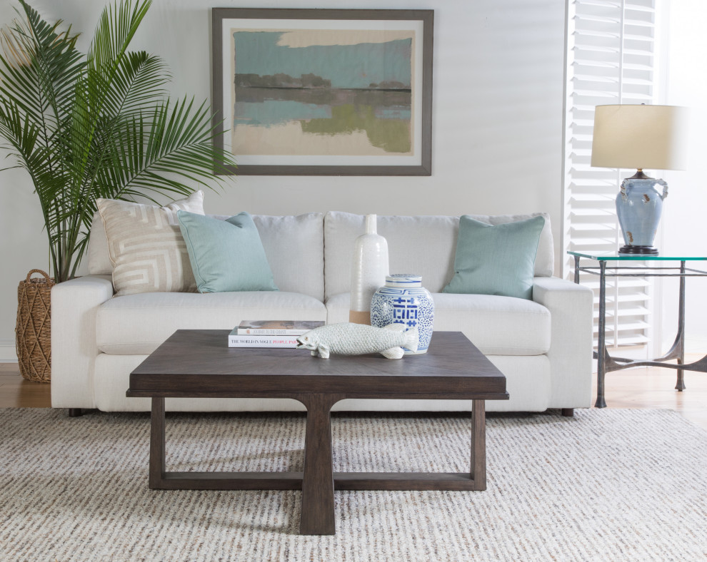 Rousseau Square Cocktail Table   Transitional   Coffee Tables   by Lexington Home Brands  Houzz