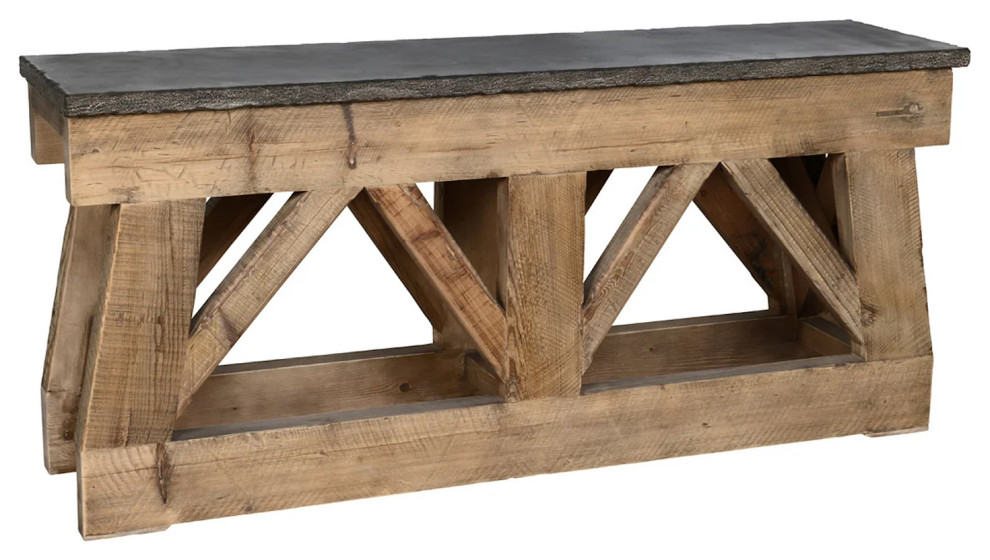 Greystone Farm Console Table 72 quot  Rustic   Console Tables   by Design Mix Furniture  Houzz