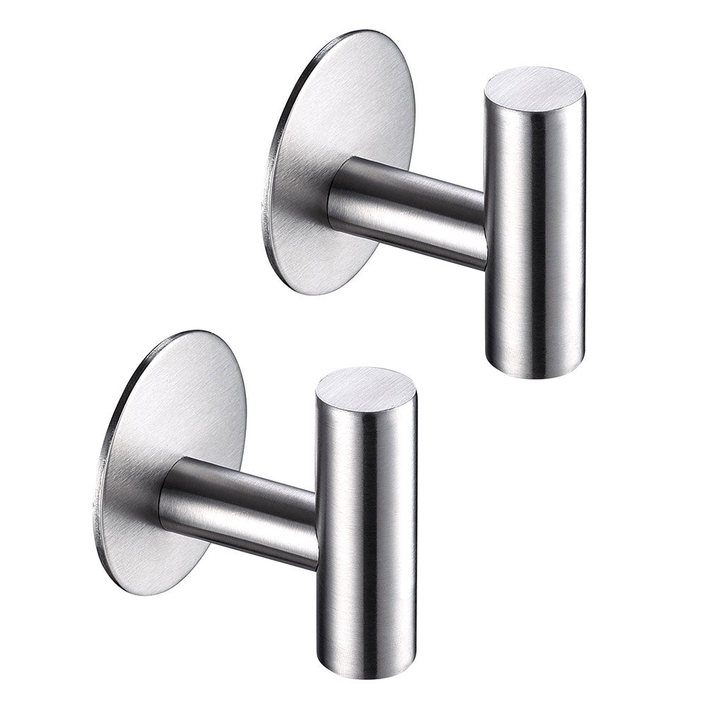 Yescom Stainless Steel Robe Hooks Towel Hooks 2Pcs