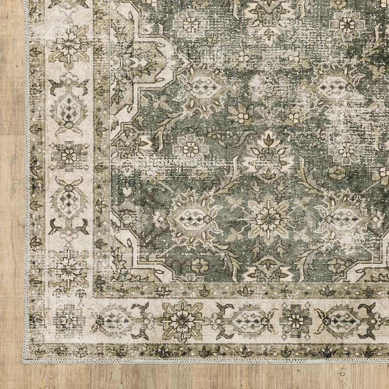 StyleHaven Marissa Washable Vintage Ornate Area Rug