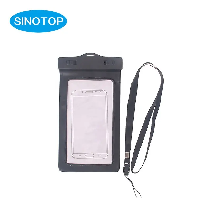 Custom IPX8 0.33mm PVC Mobile Phone Bag Pouch Underwater Waterproof Cell Phone Case Cover Bag For Xs Xr X 6 7 8 11 12 pro max