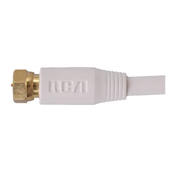 RCA White RG6 Coax Cable