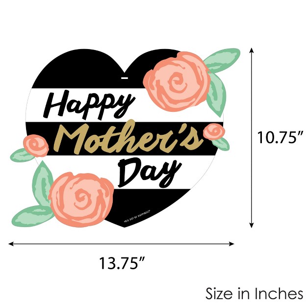 Big Dot Of Happiness Best Mom Ever Hanging Porch Mother x27 s Day Party Outdoor Decorations Front Door Decor 1 Piece Sign