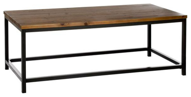 Jireh Coffee Table Brown Pine   Modern   Coffee Tables   by Virgil Stanis Design  Houzz