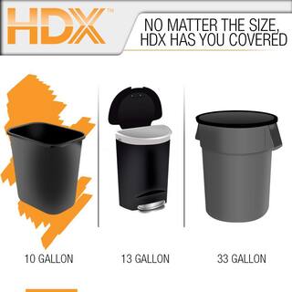 HDX 10 Gal. Clear Waste Liner Trash Bags (250-Count) HDX 960428