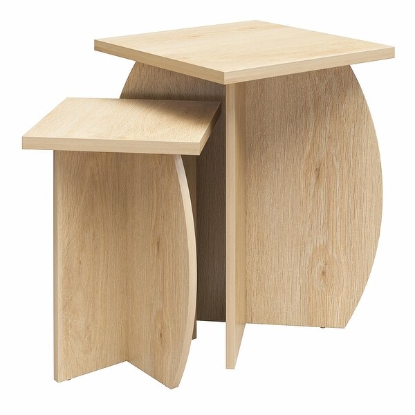 The Novogratz Voler Set of 2 Nesting End Tables