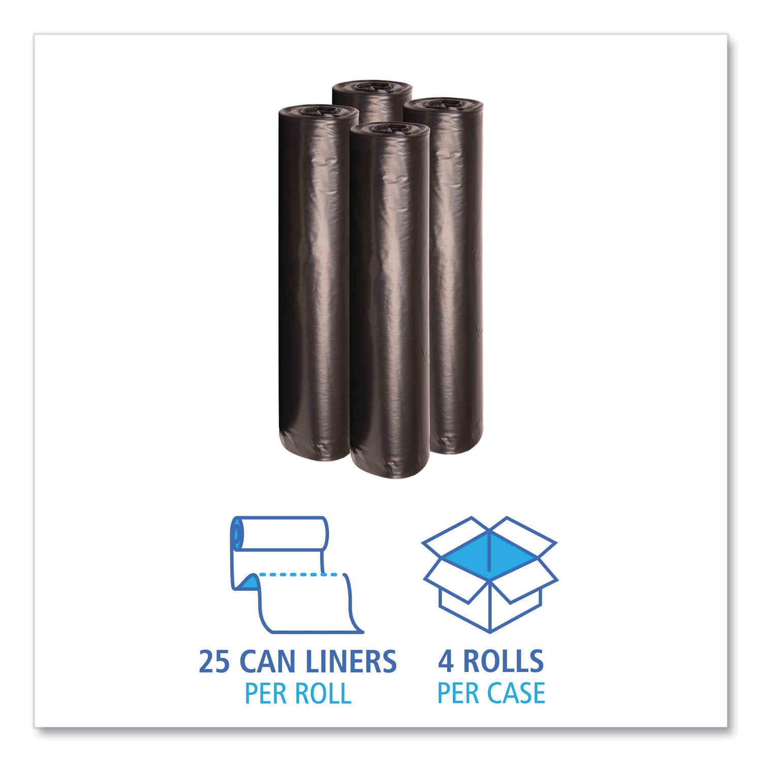 Recycled Low-Density Polyethylene Can Liners by Boardwalkandreg; BWK518