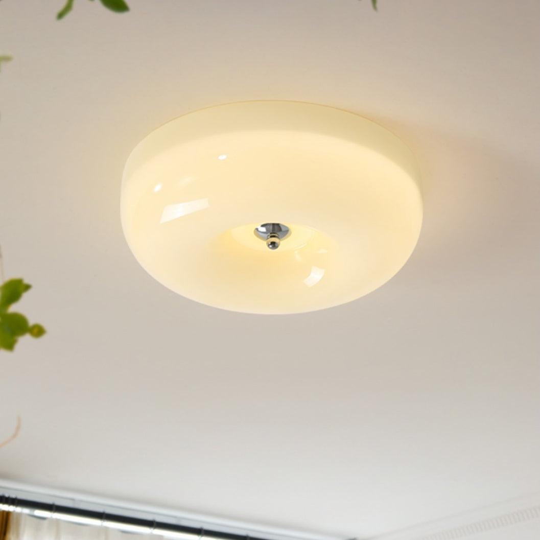 Cream Pudding Ceiling Lamp