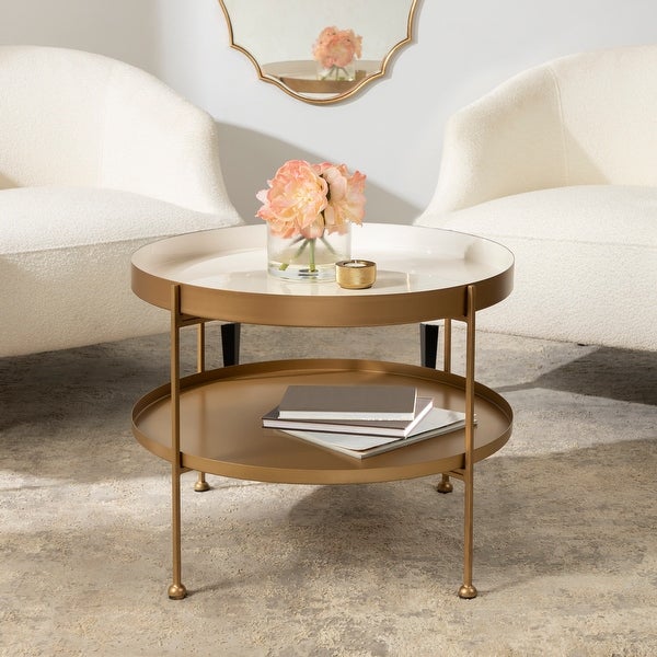 Kate and Laurel Nira Metal Coffee Table