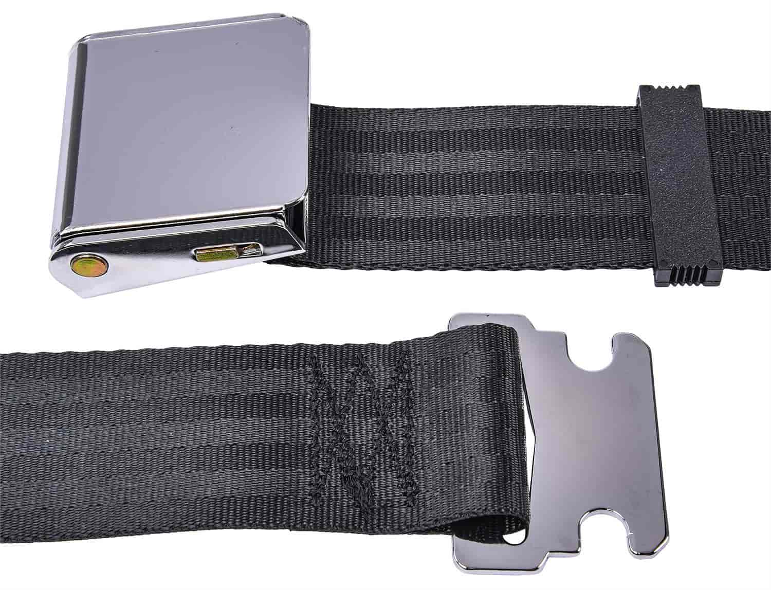 JEGS 70130 2-Point Non-Retractable Seat Belt Length: 60 in. Belt width 1 7/8 in.