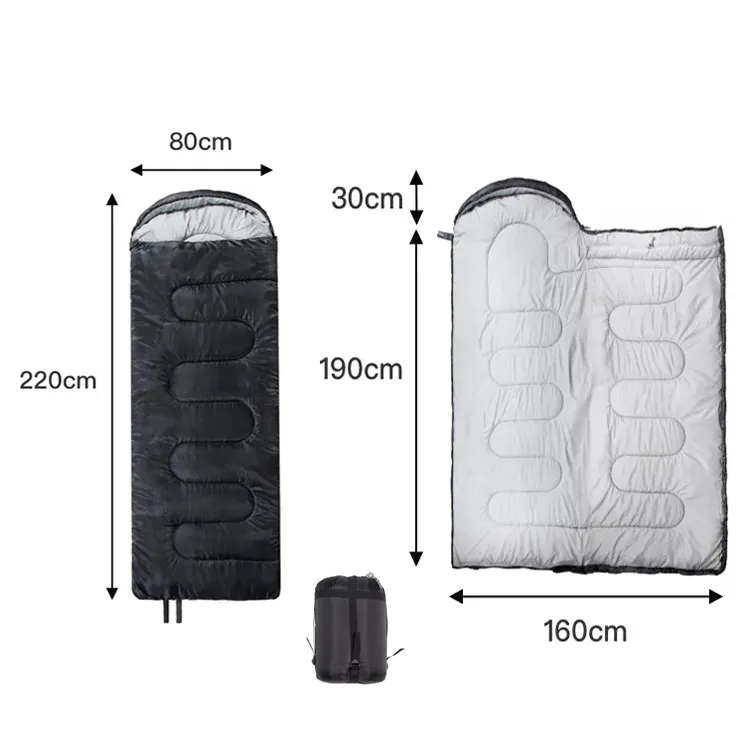 bessport sacco a pelo per adulti zaino saco de dormir pluma bolsa de dormir de relleno hibrodo Sleeping Gear Bag