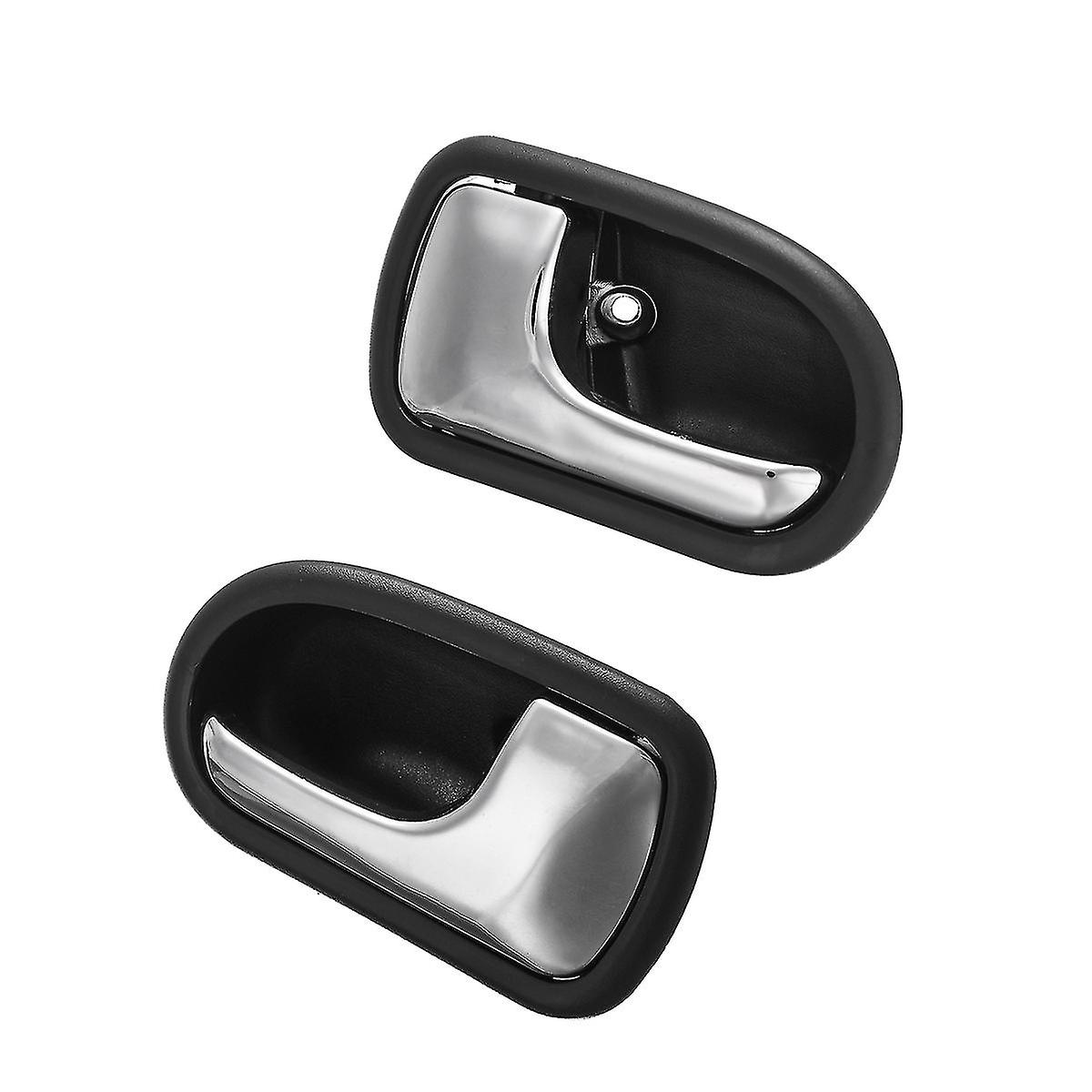 1 Pair Car Left andamp; Right Front Rear Interior Door Handle， For 323 1995 1996 1997 1998 1999 2000 2001