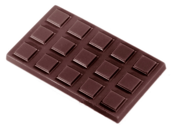 Chocolate World CW2266 Chocolate mould caraque wit...