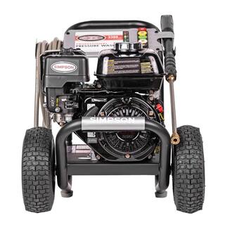 SIMPSON PowerShot 3300 PSI 2.5 GPM Gas Cold Water Professional Pressure Washer with HONDA GX200 Engine PS3228-S