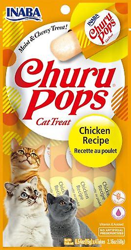 Inaba Churu Pops Chicken Recipe (Cats ， Treats ， Chewy and Softer Treats )