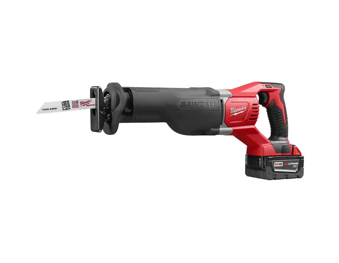 Milwaukee 2621-21 M18 18V Lithium-Ion Cordless SAWZALL Reciprocating Saw W/(1) 3.0Ah Batteries， Charger， Hard Case