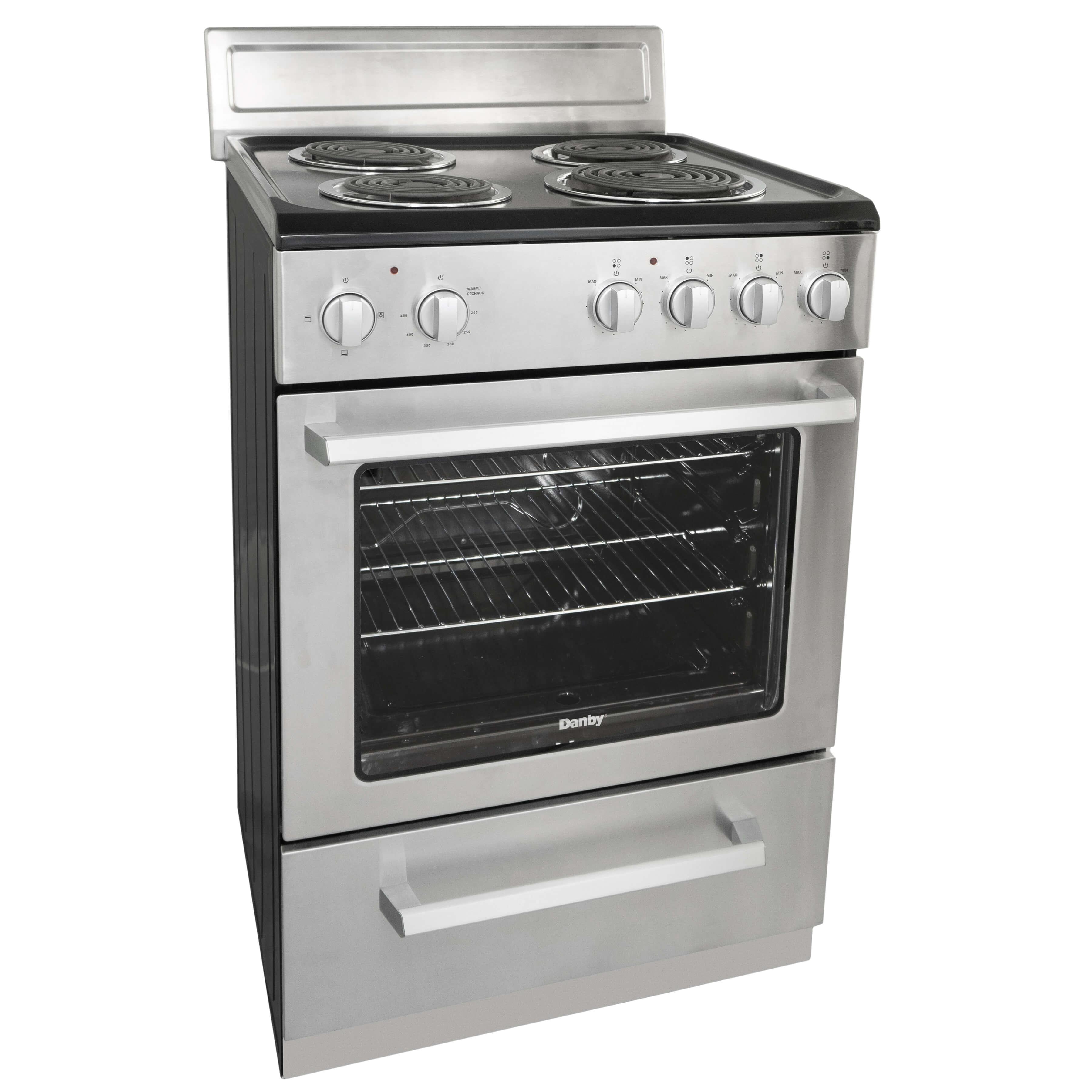 Danby 24-inch Freestanding Electric Range with Even Baking DERM240BSSC