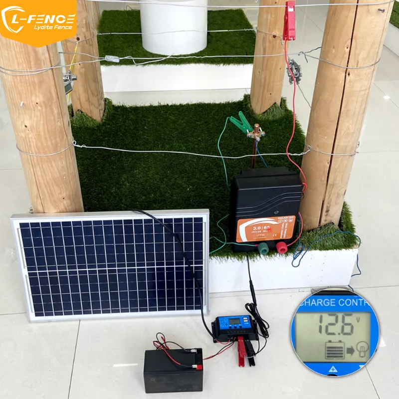 Lydite 12V Solar Battery Power Supply Electric Fence Energizer Farm Special Electric Fence For Animal Captivity