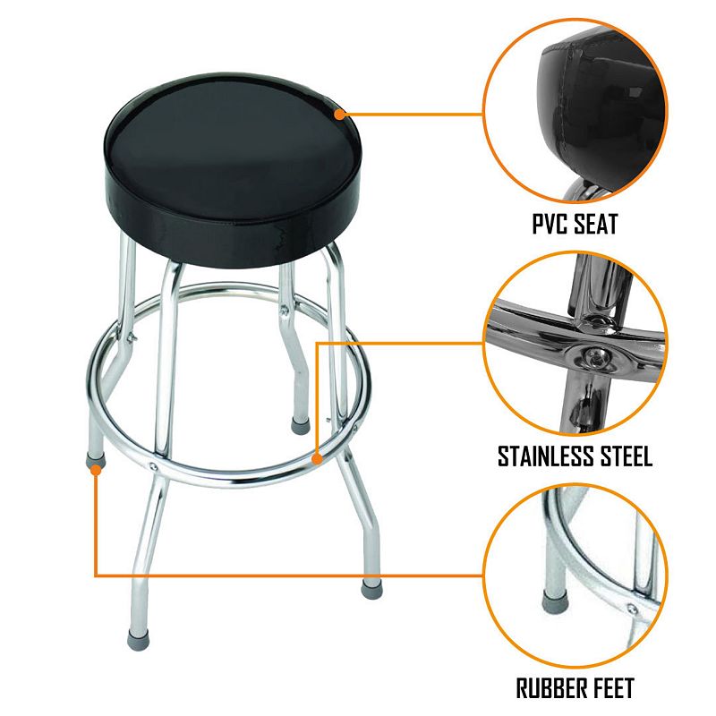 Rocksax Ghost Bar Stool - Meliora