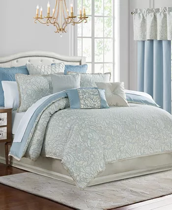 Waterford CLOSEOUT! Springdale Paisley Reversible 6 Piece Comforter Set， King