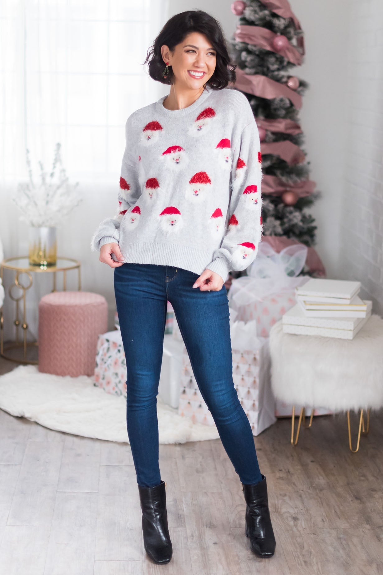 Santa's Little Helper Modest Sweater