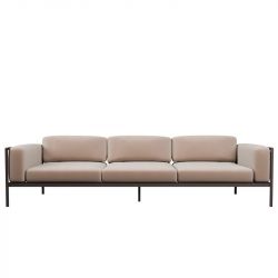 Natal Alu sofa extérieur 3 places TRIBU