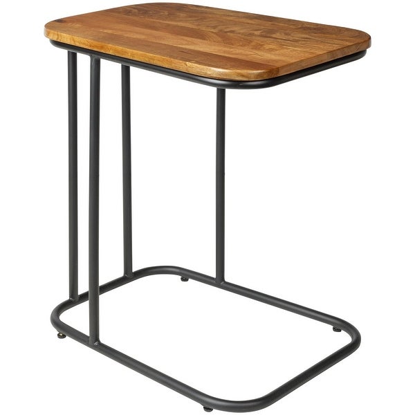 Jaru Hand Crafted Wood End Table - 21