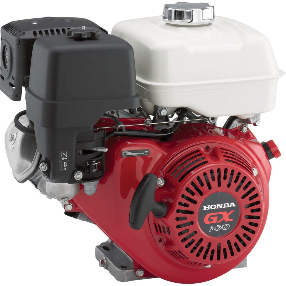 Honda Horizontal OHV Engine with 2:1 Gear Reduction 270cc GX Series 22mm x 2 3/32in. Shaft GX270UT2RA2 from Honda