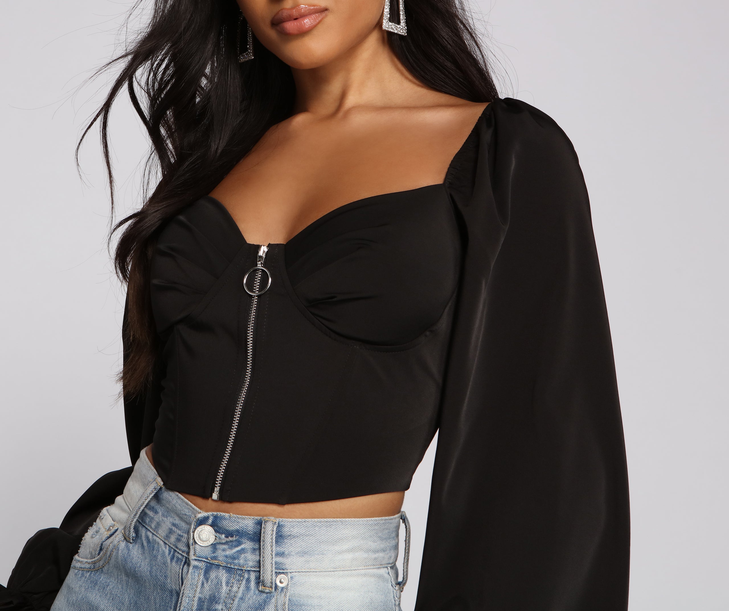 Sultry Stunner Corset Crop Top