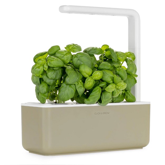 Click and Grow Smart Garden 3 Indoor Gardening System With Grow Light And 3 Plant Pods