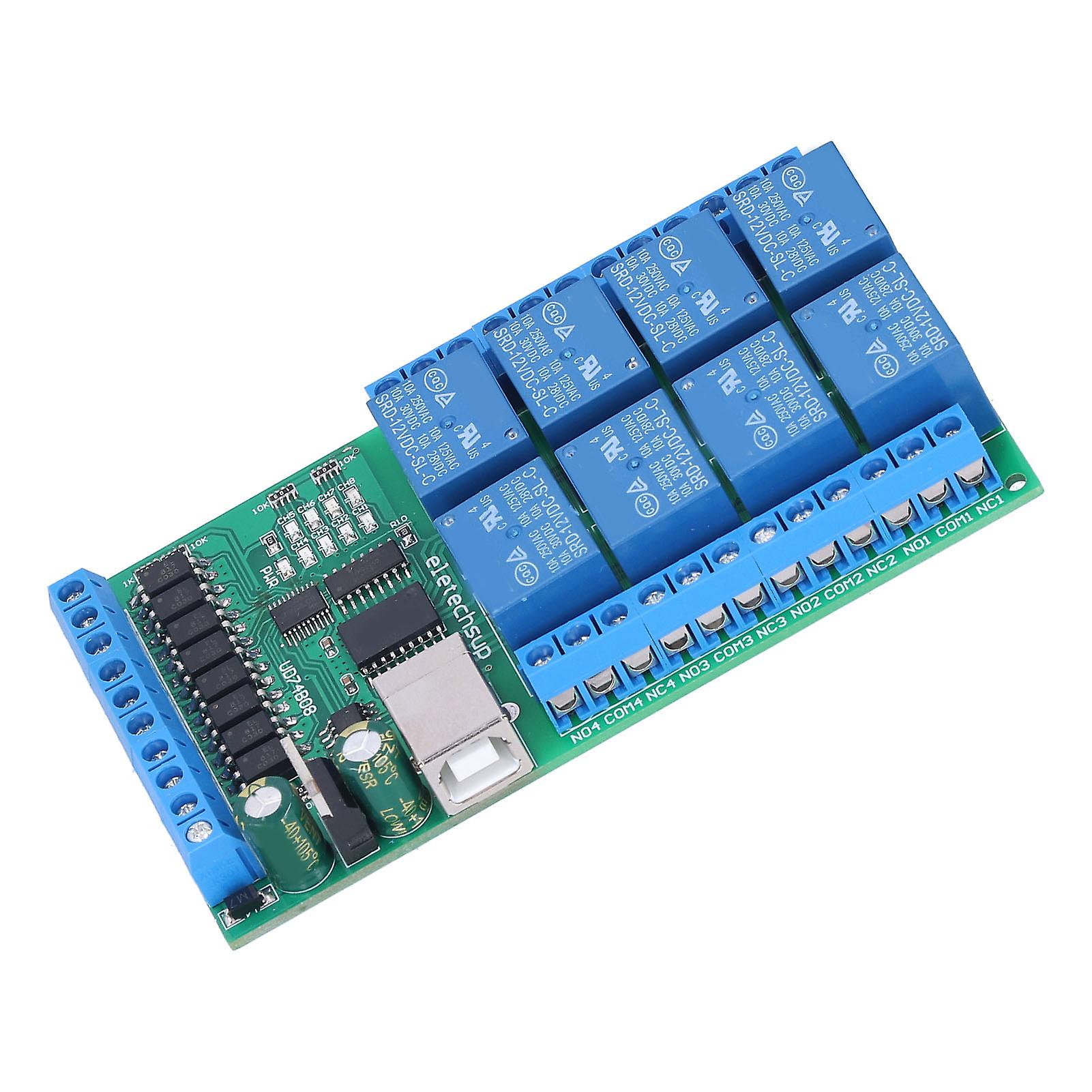 Relay Shields Module 8 Channels Multifunctional Usb Relays Board With At Commands