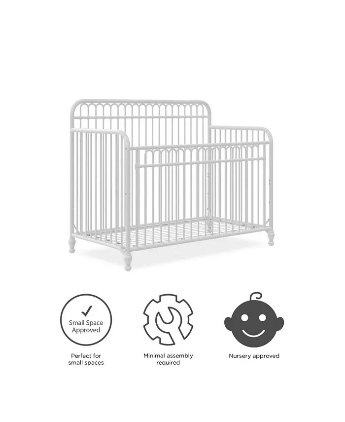 Little Seeds Ivy 3-in-1 Convertible Metal Crib