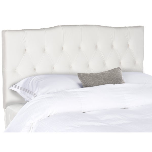 SAFAVIEH Axel White Tufted Headboard (Queen) - - 16391441