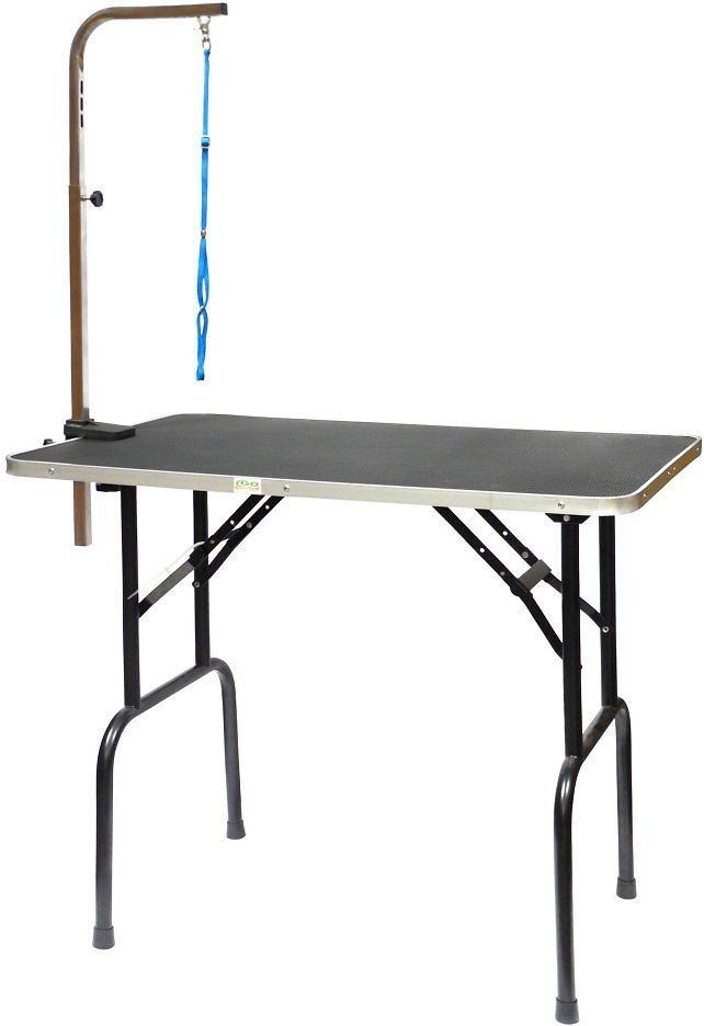 Go Pet Club Dog Grooming Table with Arm， 30-in