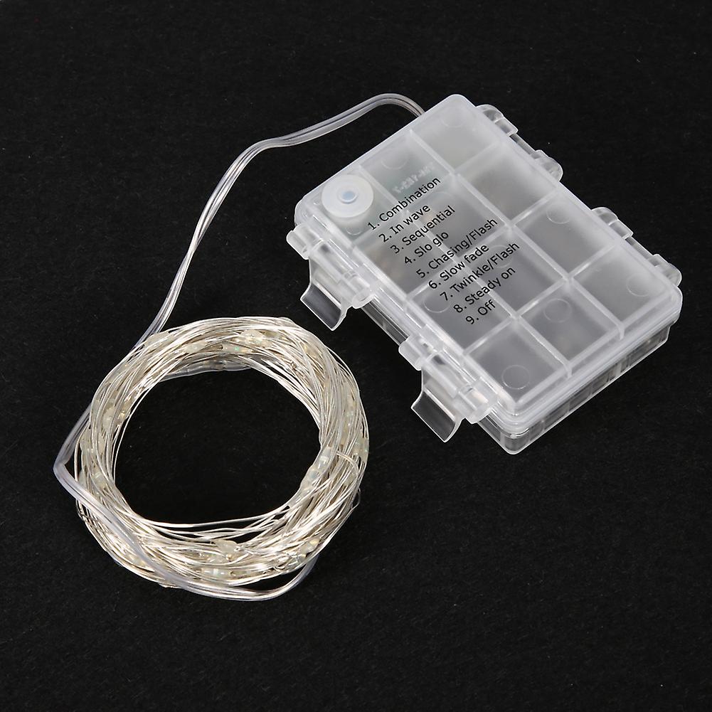 Usb Copper Wire Led String Light With Remote Control For Party Decor Ornamentwhite 10m