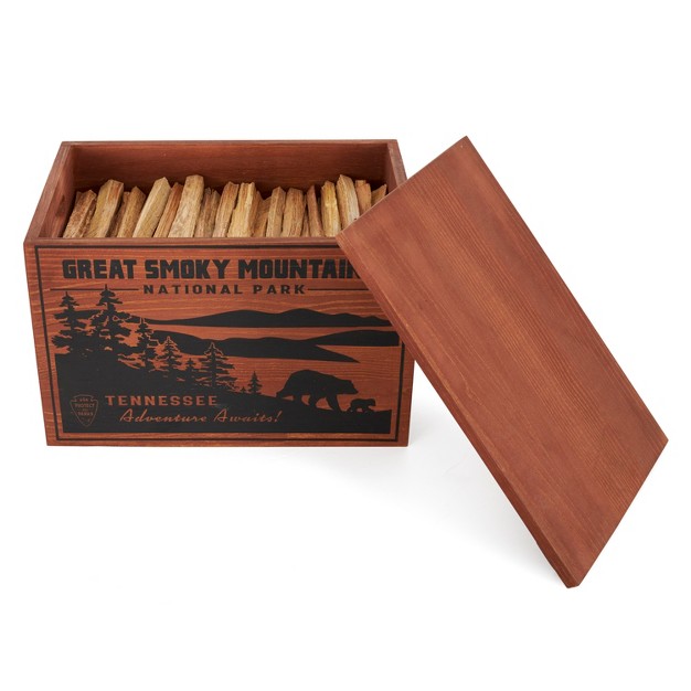 Better Wood Products Limited Edition Protect The Parks Series All Natural Fatwood Fire Starter Sticks 13 Pound Wooden Crate