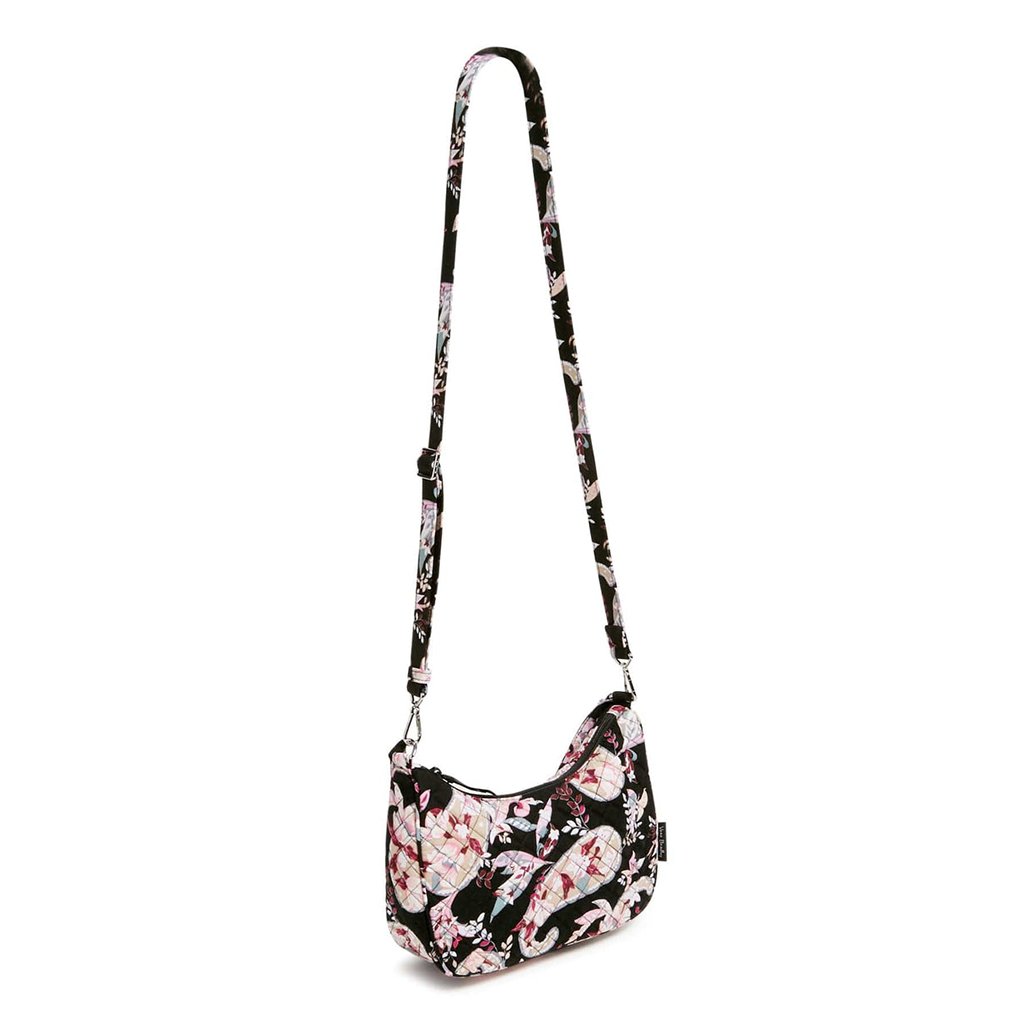 Vera Bradley  Frannie Crescent Crossbody Bag in Botanical Paisley