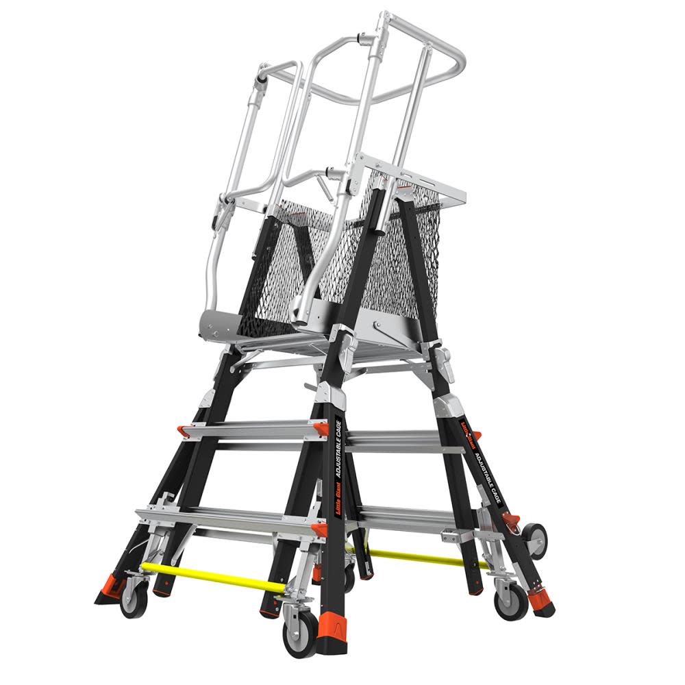 Cage Model 3 Ft. to 5 Ft. IAA FG w/ Wheel Lift and Ratchet Levelers