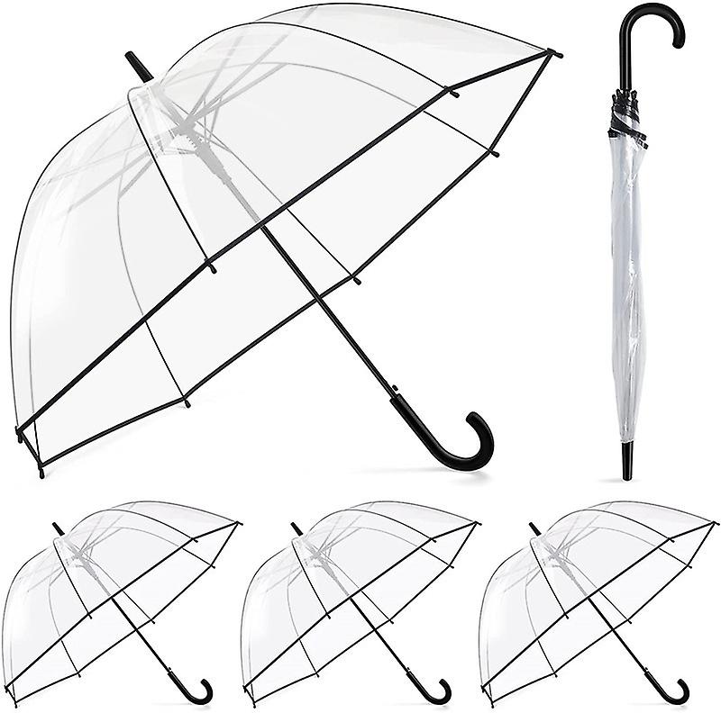 Rain and Windproof Umbrella - Perfect For Weddings， Travel And Outdoor Events - Curved Handle With Deluxe Finish