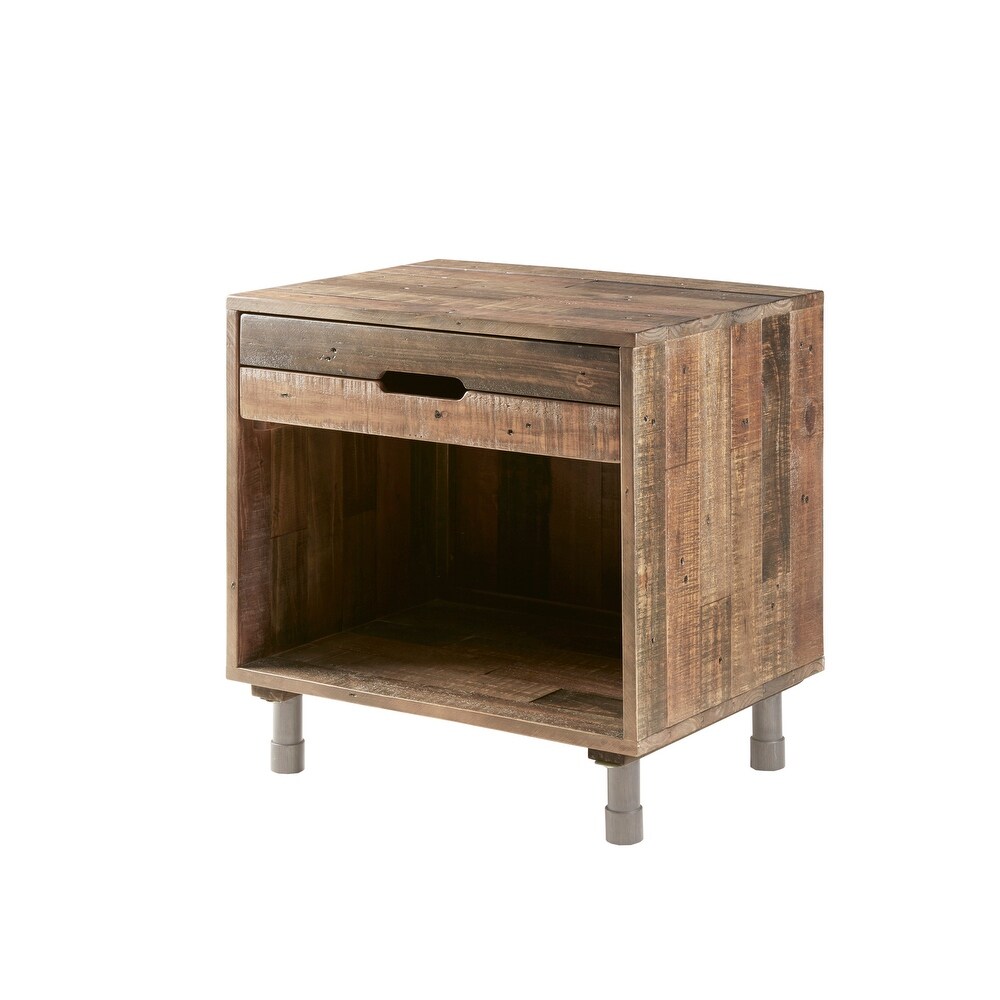 Carbon Loft Haberman Light Brown Multi Nightstand