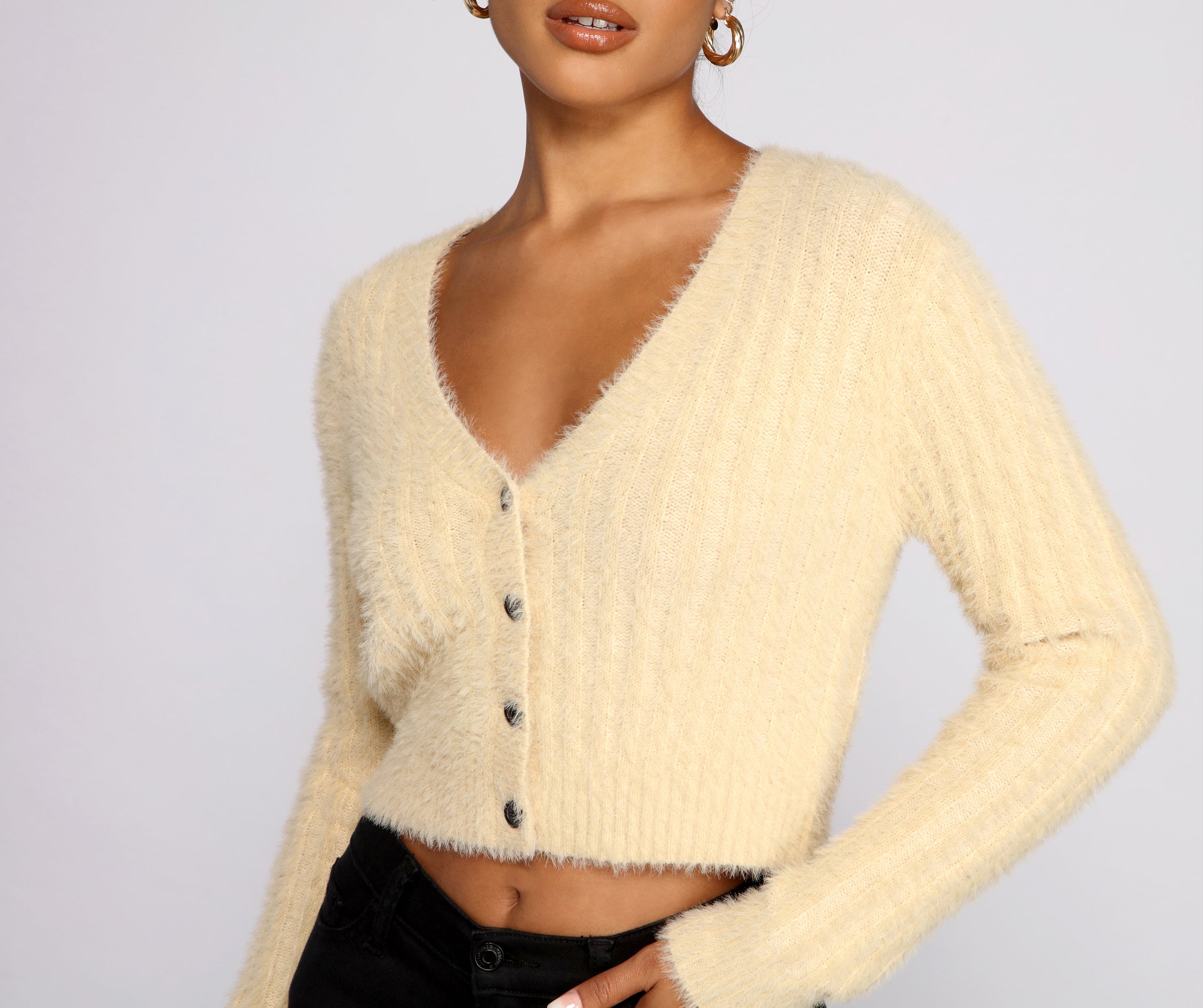 Cozy Vibes Cropped Cardigan