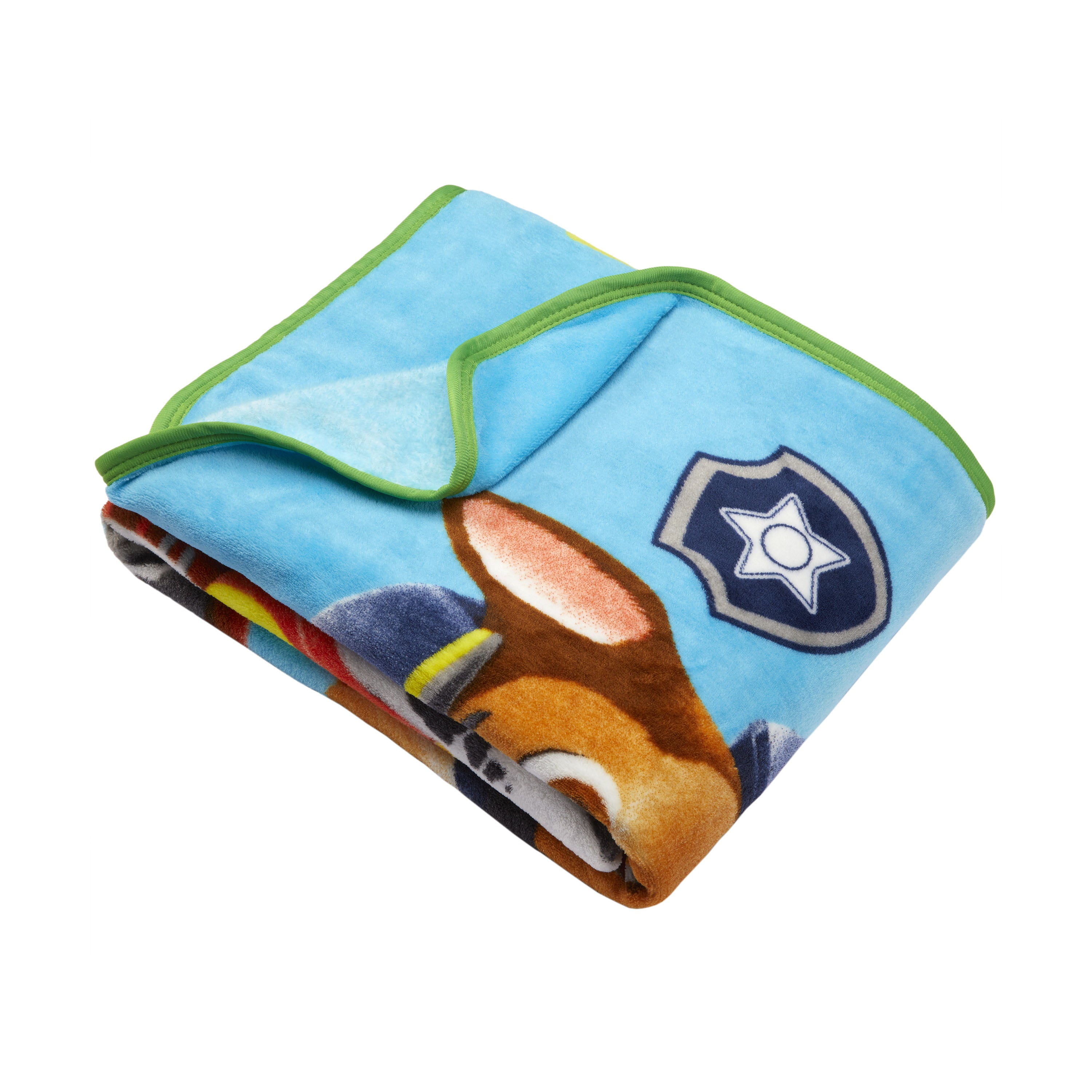 PAW Patrol Kids Fleece Throw Blanket， 46 x 60， Blue， Nickelodeon